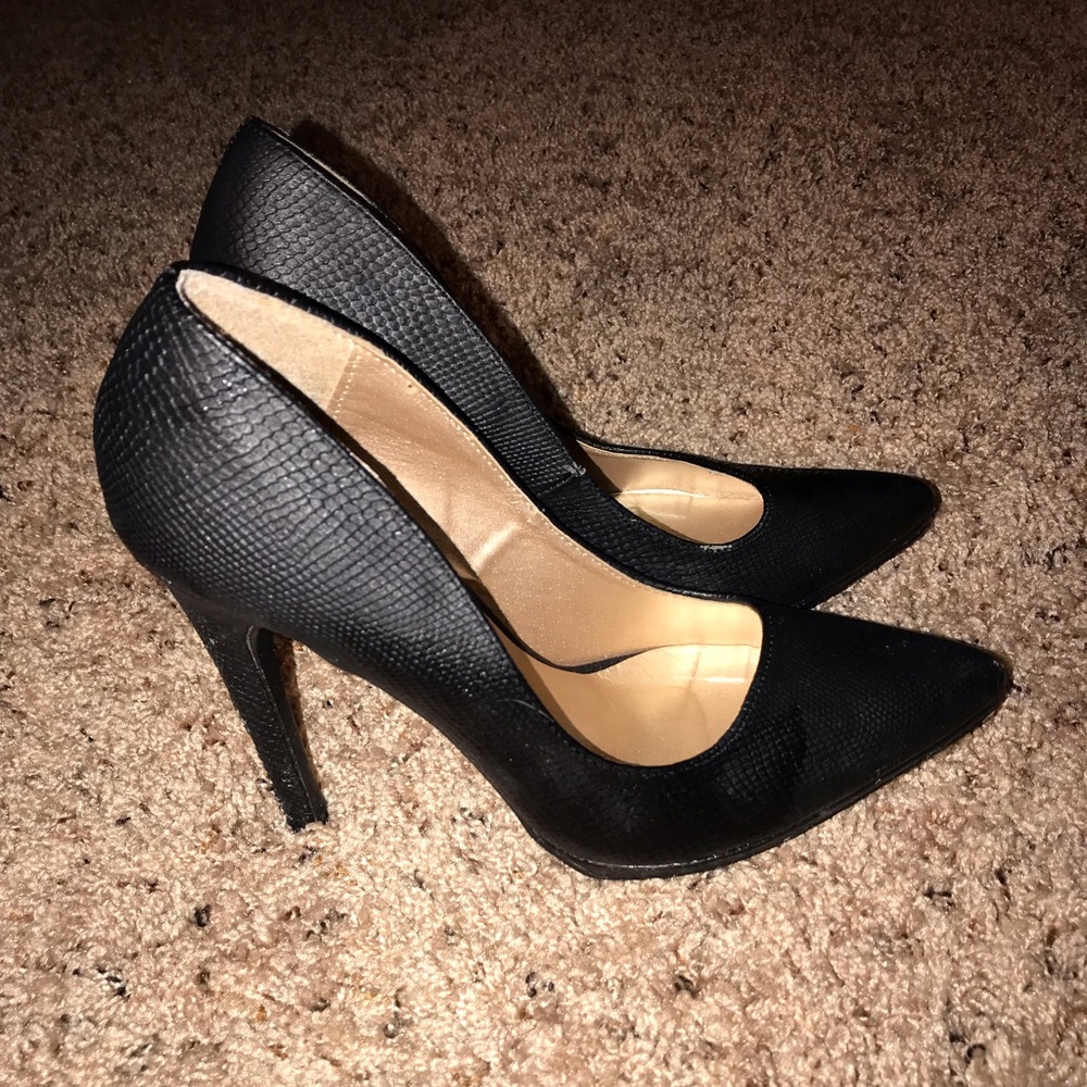 Black heels